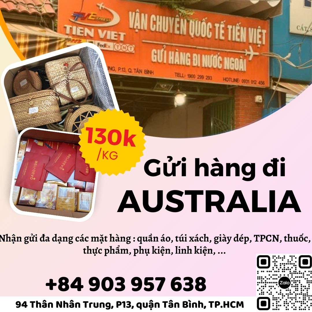 Gửi hàng đi Úc- Tiến Việt Express